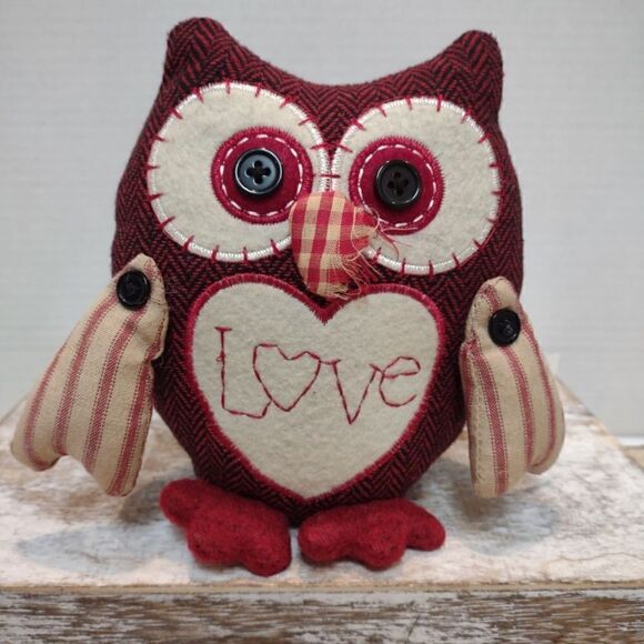 Fabric Decorative Owl. C4 - Picture 1 of 7